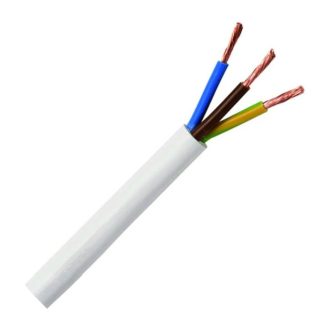 VEZETÉK MTK H05VV-F 3*1,5 FEHÉR