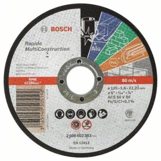 BOSCH PRO MULTI MATERIAL VÁGÓKORONG 125X1MM