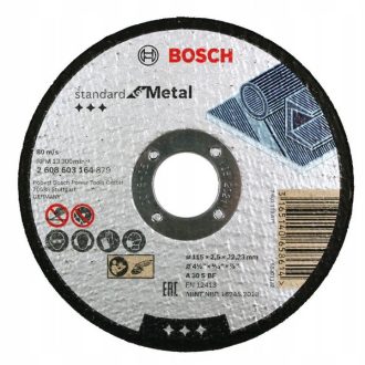 BOSCH FÉM VÁGÓKORONG 115X2,5