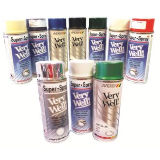 VERY WELL AKRIL RAL9005 M.FEKETE 400ML