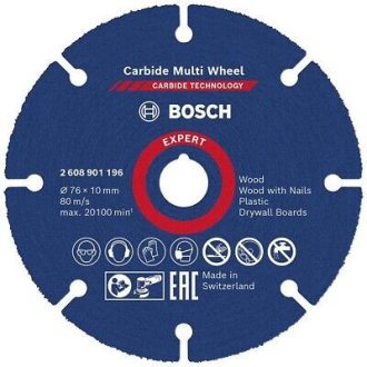 BOSCH EXPERT X-LOCK VÁGÓKORONG CMV 76MM