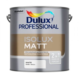 DULUX PROFESSIONAL ISOLUX MATT WHITE 1L.