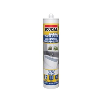 SOUDAL SZANITER SZILIKON NEUTR. FEHÉR 280ML