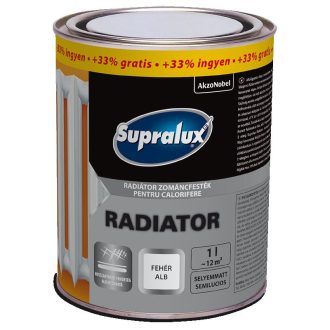 SUPRALUX RADIÁTOR SELYEMMATT FEHÉR 0,75+0,25L