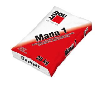 BAUMIT MANU 1 MÉSZ-CEMENT ALAPVAKOLAT 25KG