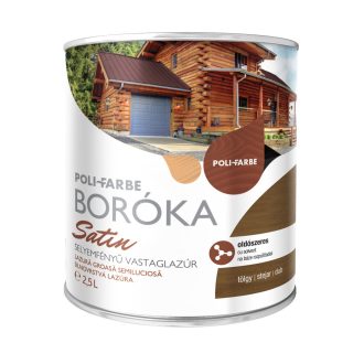 BORÓKA SATIN LAZÚR SÖTÉT TÖLGY 0,75L