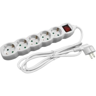 ENTAC ELOSZTÓ 5FOGLALAT KAPCS.1,5M 3G1,5