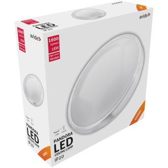 AVIDE LED MENNYEZETI LÁMPA 18W ALU 4000K