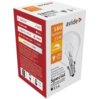 AVIDE IZZÓ SPEC. E14 25W HŐÁLLÓ