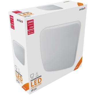 AVIDE LED MENNY.LÁMPA NÉGYZ.18W 330*100MM