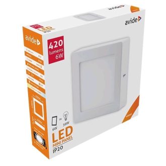 AVIDE LED MENNY LÁMPA NÉGYZET 6W 4000K