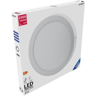 AVIDE LED LÁMPA, KEREK, FALRA SZER. 24W 6400K