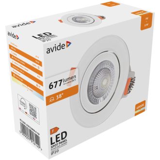 AVIDE LED BEÉPÍTHETŐ SPOT KEREK 7W NW 4000K