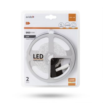 AVIDE LED SZALAG 12V 4,8W 4000K IP20 2M 60LED