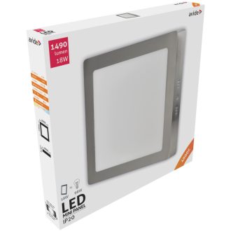 AVIDE LED MENNY LÁMPA NÉGYZET 18W 4000K SZATÉN