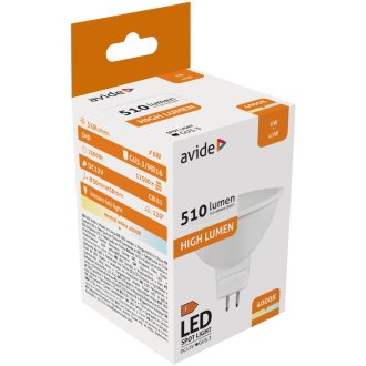 AVIDE LED SPOT 6W GU5,3 12V 4000K