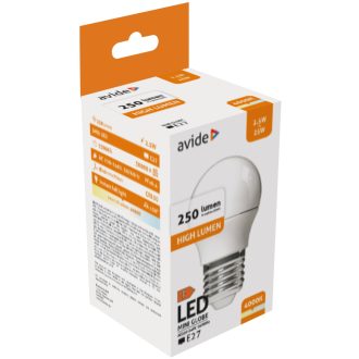 AVIDE LED GLOBE MINI G45 2,5W E27 4000K NW