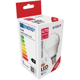 AVIDE LED GLOBE MINI G45 4,5W E14 3000K