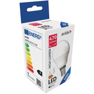 AVIDE LED GLOBE MINI G45 4.5W E14 CW 6400K