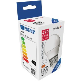 AVIDE LED GLOBE MINI G45 4.5W E27 CW 6400K