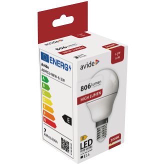 AVIDE LED GLOBE MINI G45 6,5W E14 3000K