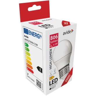 AVIDE LED GLOBE MINI G45 6.5W E27 WW 3000K