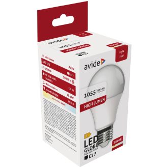 AVIDE LED GLOBE A60 9,5W E27 WW 3000K