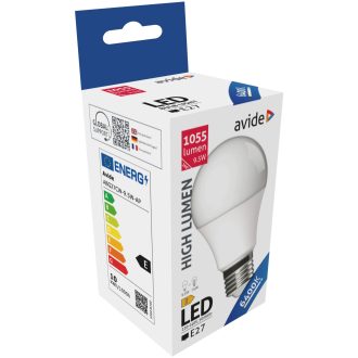 AVIDE LED GLOBE A60 9.5W E27 CW 6400K