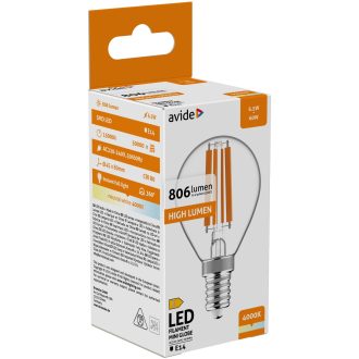 AVIDE LED FILAMENT MINI GLOBE 6,5W E14NW 4000K