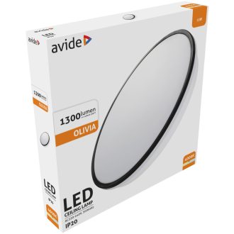 AVIDE LED MENYEZETI LÁMPA 15W OLIVIA FEKETE