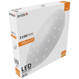 AVIDE LED MENNYEZEI LÁMPA STELLA 24W 4000K