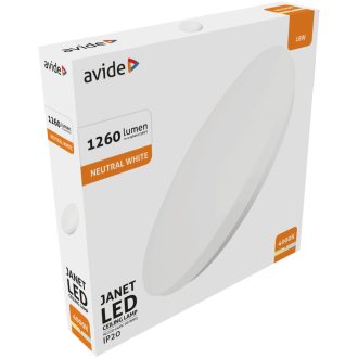 AVIDE LED MENNY LÁMPA JANET 18W 4000K IP20