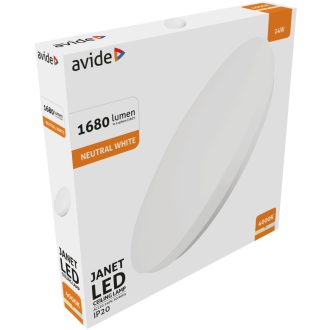 AVIDE LED MENNY.LÁMPA JANET 24W 4000K IP20