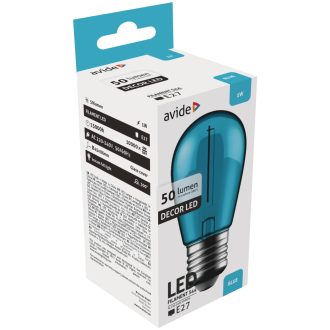AVIDE DEKOR LED FILAMENT E27 KÉK