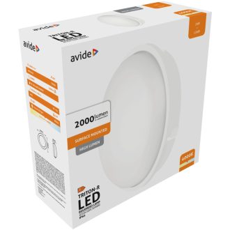 AVIDE CSEPPÁLLÓ MENNYEZETI LÁMPA IP65 4000K