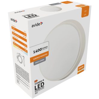 AVIDE CSEPPÁLLÓ MENNY.LÁMPA IP54 14W 4000K KER