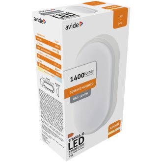 AVIDE LED MENNY LÁMPA TITANIA-O 14W 4000K IP65