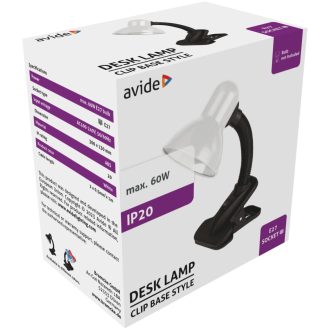 AVIDE BASIC ASZTALI LÁMPA FEHÉR 60W