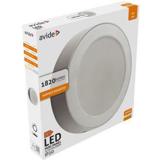 AVIDE LED FALI KEREK MENNY.LÁMPA 18W 4000K