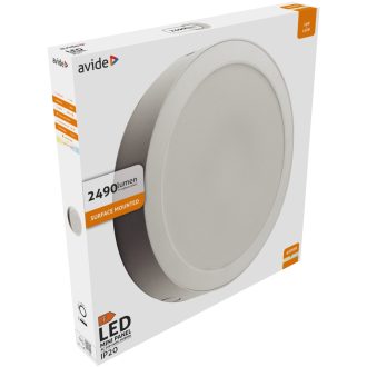 AVIDE LED FALI KEREK MENNY.LÁMPA 24W 4000K