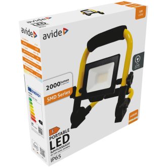 AVIDE LED OPÁL REFLEKTOR SLIM ÁLLV. 20W 4000K