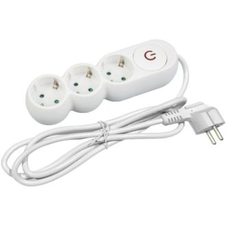 ENTAC DESIGN ELOSZTÓ 3FOGLALAT KAPCS.1,5M3G1,5