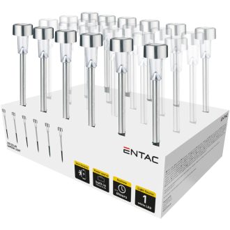 ENTAC KERTI SZOLÁR LÁMPA 360MM RM ACÉL 1LED