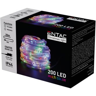 ENTAC KARÁCSONYI FÉNY PVC BEV.MICRO LED MC 20M