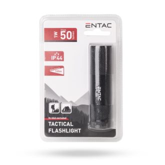 ENTAC ELEMLÁMPA 1W 9LED ALU FEKETE