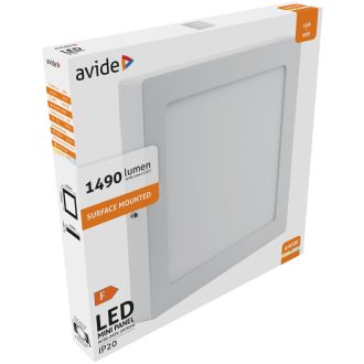 AVIDE LED MENNY LÁMPA NÉGYZET 18W 4000K