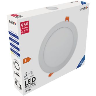 AVIDE LED LÁMPA BEÉPÍTHETŐ KÖR 12W 6400K CW