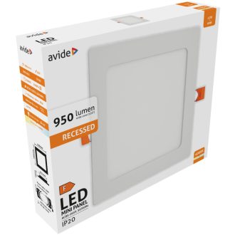 AVIDE LED BEÉP.NÉNYZETES MENY.LÁMPA 6400K 12W