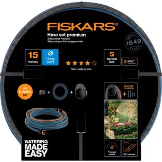 FISKARS 1/2  LOCSOLÓT.SZETT 15M TÖMLŐ TARTÓVAL