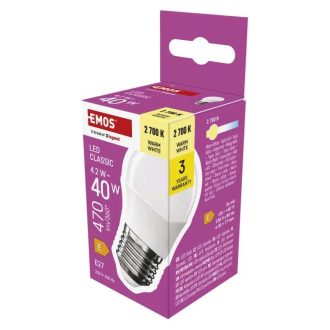 EMOS LED E27/5W(40W)/2700K KISGÖMB ZQ1120